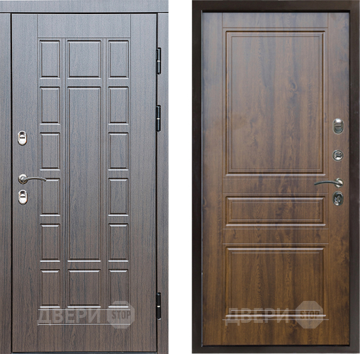 Входная металлическая Дверь Престиж TERMO с терморазрывом Престиж Классика Дуб в Старой Купавне