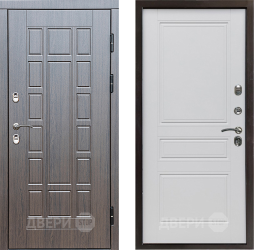 Входная металлическая Дверь Престиж TERMO с терморазрывом Престиж Классика Белый матовый в Старой Купавне