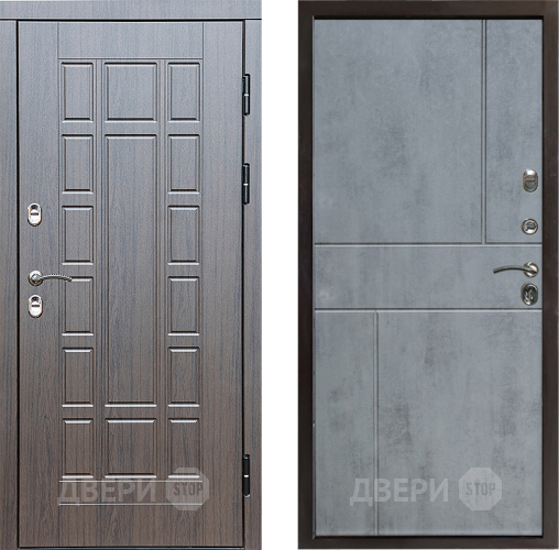 Входная металлическая Дверь Престиж TERMO с терморазрывом Престиж Горизонт Бетон темный в Старой Купавне