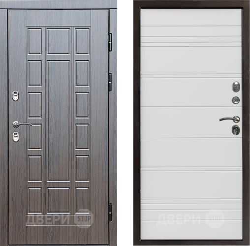 Входная металлическая Дверь Престиж TERMO с терморазрывом Престиж Line Белый в Старой Купавне