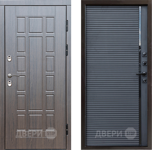 Входная металлическая Дверь Престиж TERMO с терморазрывом Престиж Porte Черный кварц в Старой Купавне