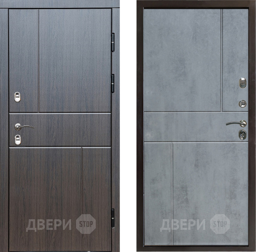 Входная металлическая Дверь Престиж TERMO с терморазрывом Горизонт Венге Горизонт Бетон темный в Старой Купавне