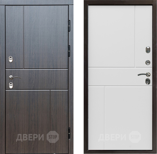 Входная металлическая Дверь Престиж TERMO с терморазрывом Горизонт Венге Горизонт Бетон белый в Старой Купавне