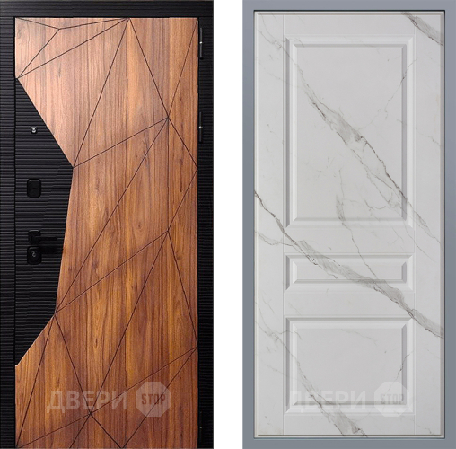 Дверь Заводские двери Морра Стокгольм Мрамор белый в Старой Купавне