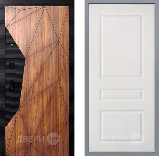 Дверь Заводские двери Морра Стокгольм Белый софт в Старой Купавне