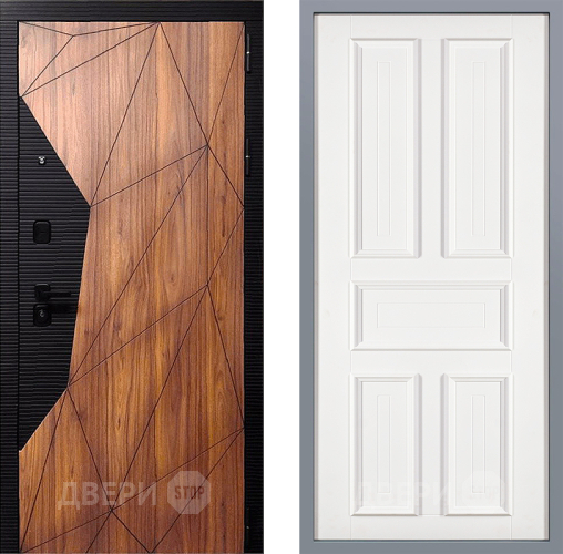 Дверь Заводские двери Морра Уругвай Белый софт в Старой Купавне