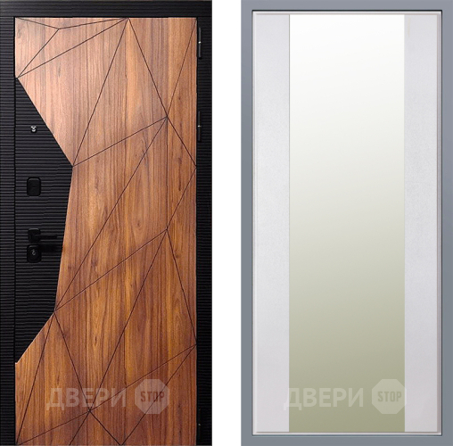 Дверь Заводские двери Морра Зеркало Макси Белый шелк в Старой Купавне