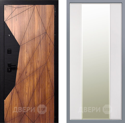 Дверь Заводские двери Морра Зеркало Макси Белый матовый в Старой Купавне