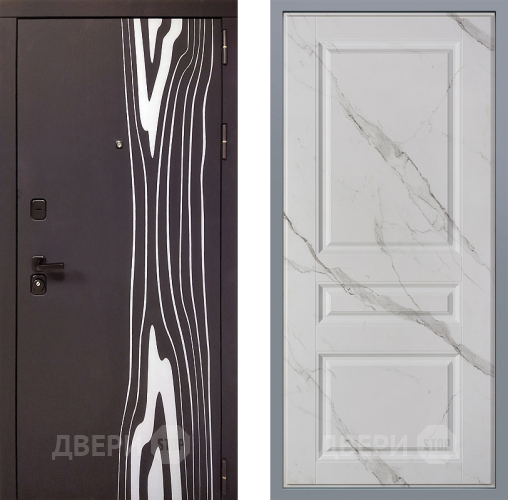 Дверь Заводские двери Леванте Стокгольм Мрамор белый в Старой Купавне