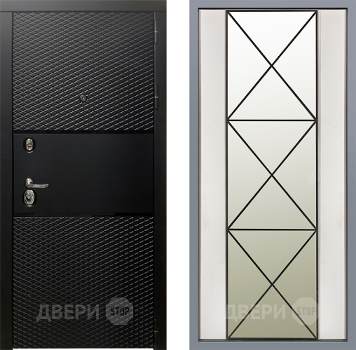 Дверь Заводские двери Тефлон Зеркало Перфекто Структурное дерево в Старой Купавне