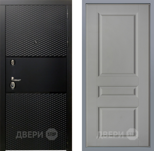 Дверь Заводские двери Тефлон Стокгольм Грей софт в Старой Купавне