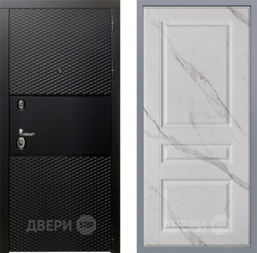 Дверь Заводские двери Тефлон Стокгольм Мрамор белый в Старой Купавне