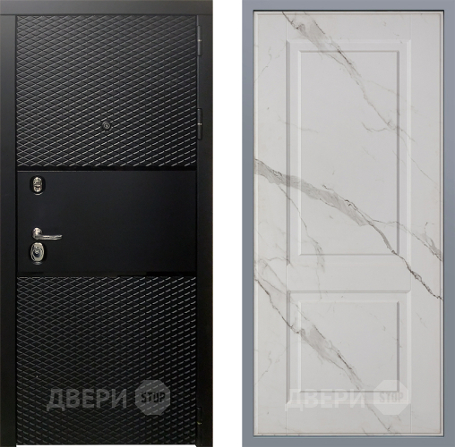 Дверь Заводские двери Тефлон Доррен Мрамор белый в Старой Купавне