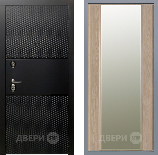 Дверь Заводские двери Тефлон Зеркало Макси Беленый дуб в Старой Купавне