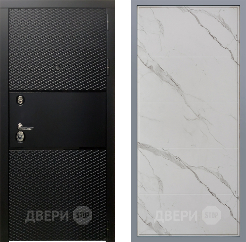 Дверь Заводские двери Тефлон Тривия Мрамор белый в Старой Купавне