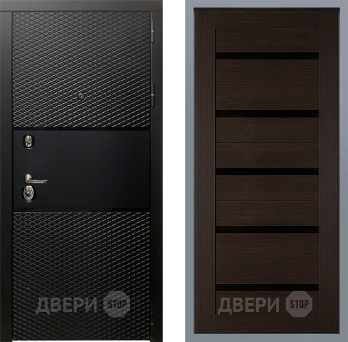 Дверь Заводские двери Тефлон СБ-1 орех тисненый в Старой Купавне