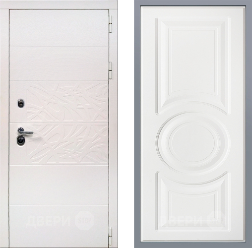 Дверь Заводские двери Дэко Вайт Неаполь Лофт белый в Старой Купавне