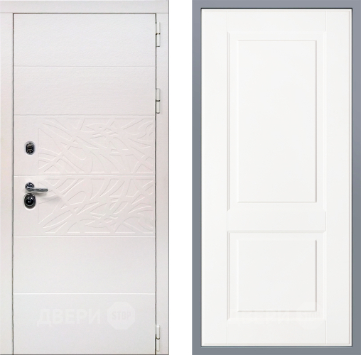 Дверь Заводские двери Дэко Вайт Доррен Белый софт в Старой Купавне