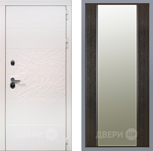 Дверь Заводские двери Дэко Вайт Зеркало Макси Венге в Старой Купавне