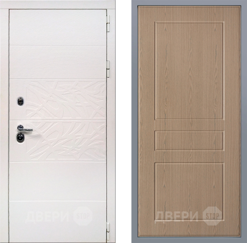 Дверь Заводские двери Дэко Вайт К-2 Беленый дуб в Старой Купавне