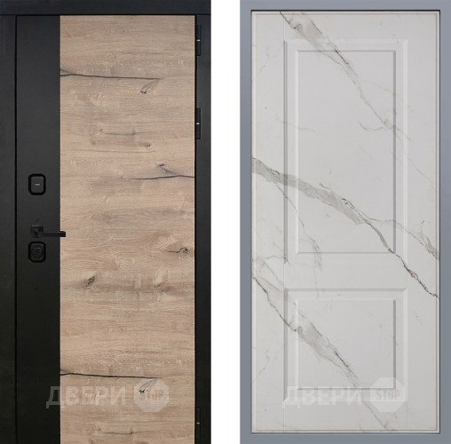 Дверь Заводские двери Ларте Доррен Мрамор белый в Старой Купавне