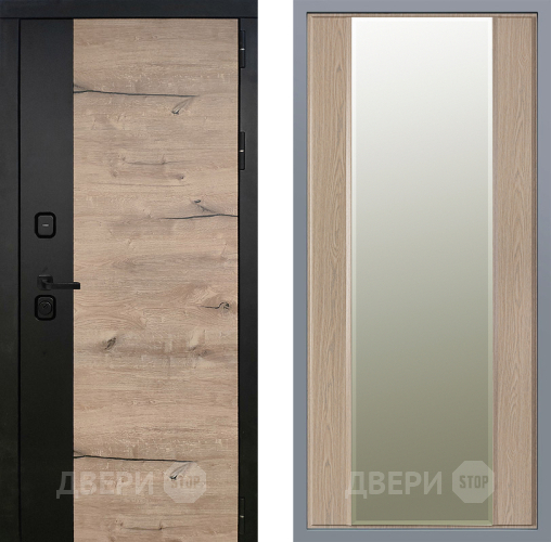 Дверь Заводские двери Ларте Зеркало Макси Беленый дуб в Старой Купавне