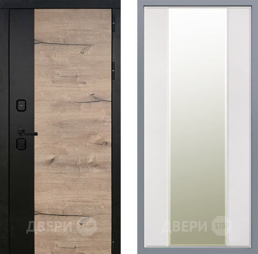 Дверь Заводские двери Ларте Зеркало Макси Белый матовый в Старой Купавне