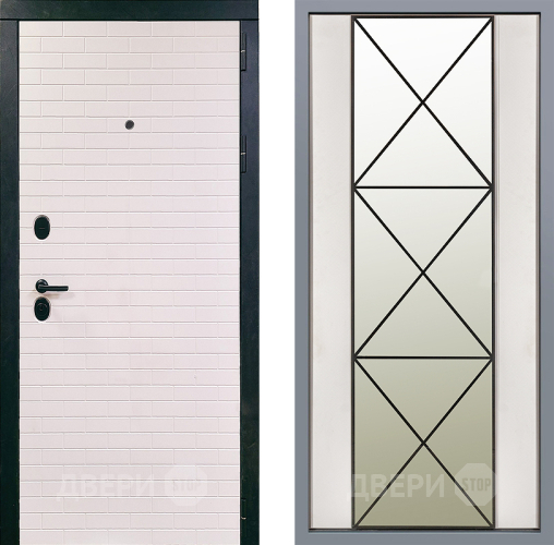 Дверь Заводские двери Сохо Зеркало Перфекто Структурное дерево в Старой Купавне