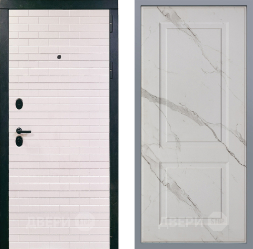 Дверь Заводские двери Сохо Доррен Мрамор белый в Старой Купавне