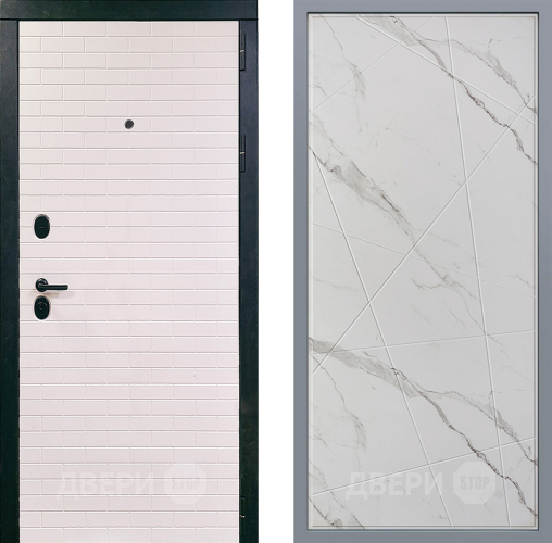 Дверь Заводские двери Сохо Флитта Мрамор белый в Старой Купавне