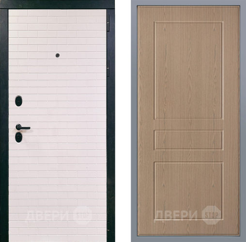 Дверь Заводские двери Сохо К-2 Беленый дуб в Старой Купавне