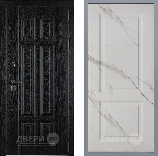 Дверь Заводские двери Мюнхен Доррен Мрамор белый в Старой Купавне