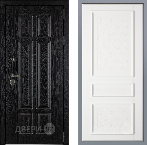 Дверь Заводские двери Мюнхен Урбино Белый софт в Старой Купавне