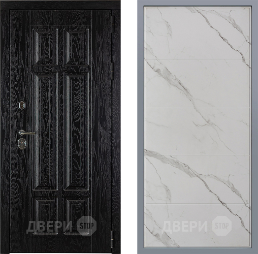 Дверь Заводские двери Мюнхен Тривия Мрамор белый в Старой Купавне