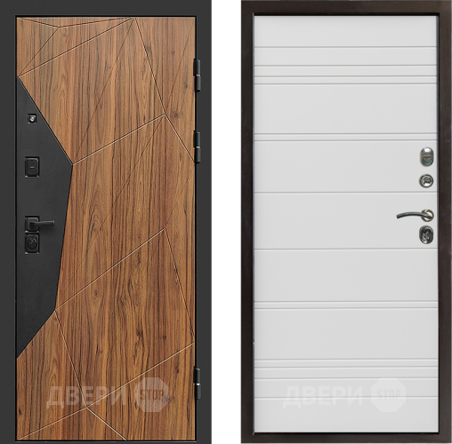 Входная металлическая Дверь Престиж Avangard Line Белый в Старой Купавне