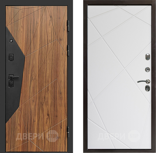 Входная металлическая Дверь Престиж Avangard Лучи Бетон белый в Старой Купавне