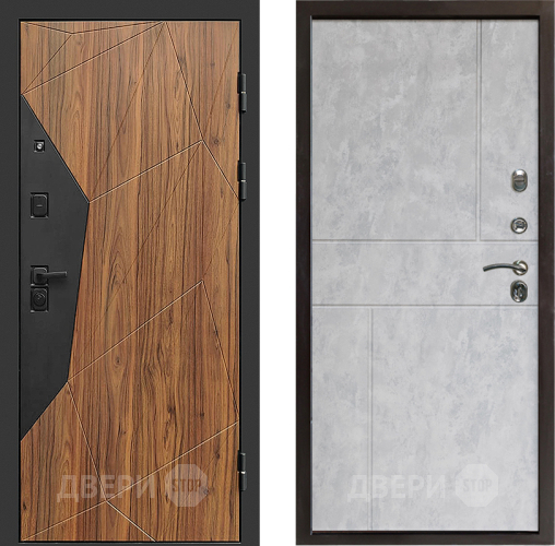 Входная металлическая Дверь Престиж Avangard Горизонт Бетон светлый в Старой Купавне