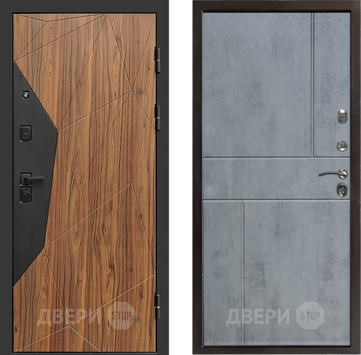 Входная металлическая Дверь Престиж Avangard Горизонт Бетон темный в Старой Купавне