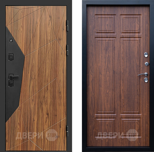 Входная металлическая Дверь Престиж Avangard Премиум Орех темный в Старой Купавне