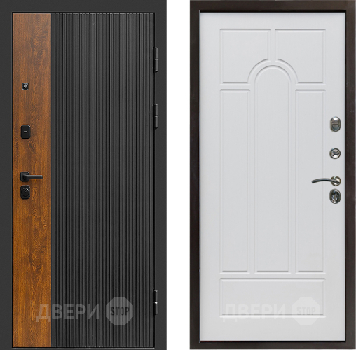 Входная металлическая Дверь Престиж Prestizh Арка Белое дерево в Старой Купавне