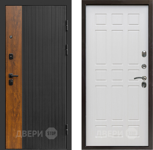 Входная металлическая Дверь Престиж Prestizh Спарта Лиственница белая в Старой Купавне