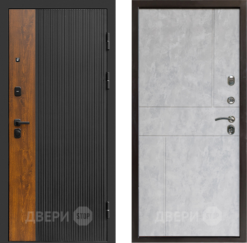 Входная металлическая Дверь Престиж Prestizh Горизонт Бетон светлый в Старой Купавне