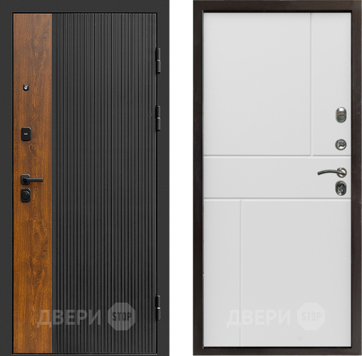 Входная металлическая Дверь Престиж Prestizh Горизонт Бетон белый в Старой Купавне