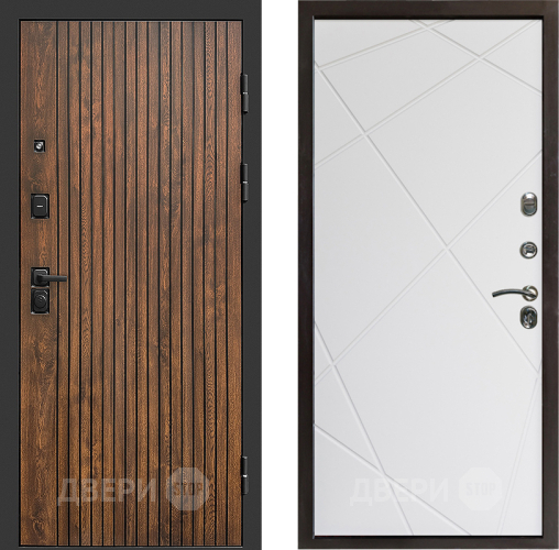 Входная металлическая Дверь Престиж Tvist Лучи Бетон белый в Старой Купавне