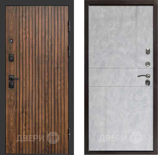 Входная металлическая Дверь Престиж Tvist Горизонт Бетон светлый в Старой Купавне