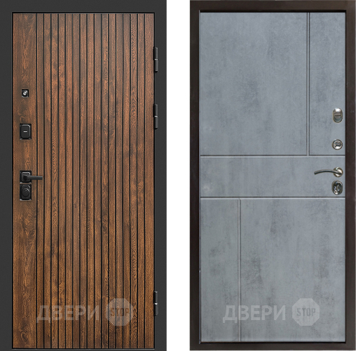 Входная металлическая Дверь Престиж Tvist Горизонт Бетон темный в Старой Купавне