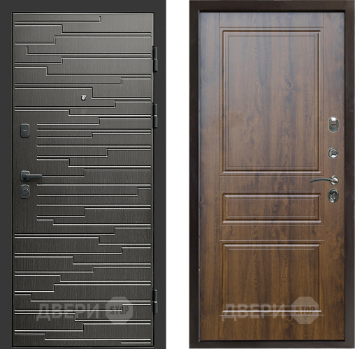 Входная металлическая Дверь Престиж Rivera Классика Дуб в Старой Купавне