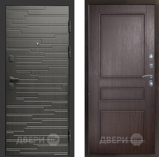 Входная металлическая Дверь Престиж Rivera Классика Венге в Старой Купавне