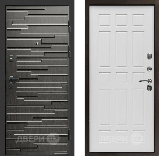 Входная металлическая Дверь Престиж Rivera Спарта Белое дерево в Старой Купавне