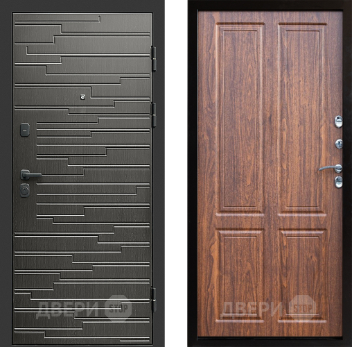 Входная металлическая Дверь Престиж Rivera Премиум Орех светлый в Старой Купавне